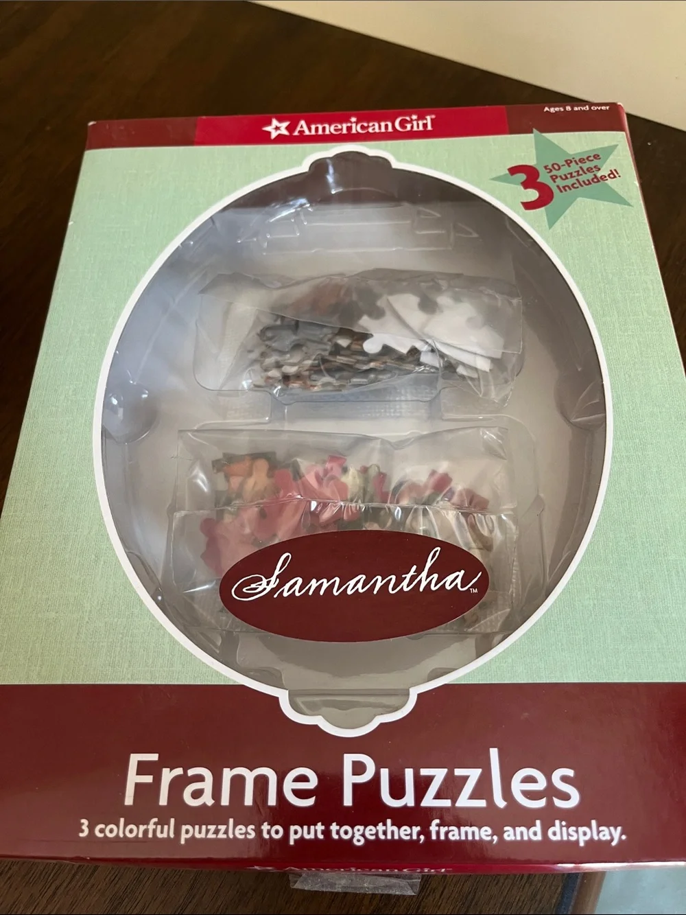 American Girl Samantha Framed 3  Puzzle Set